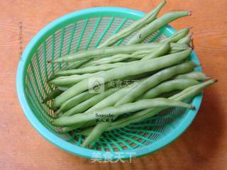 Stir-fried String Beans with Ham recipe