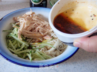 Shredded Chicken Enoki Mushroom recipe