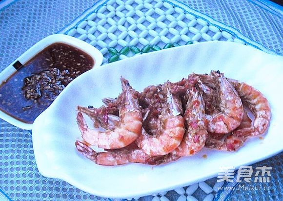 Fried Shrimp with Chopped Pepper recipe