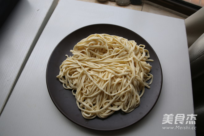 Potatoes, Chicken Nuggets and Chili Noodles recipe