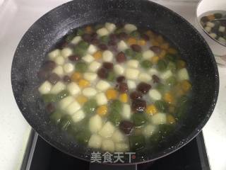 Potato Color Taro Balls recipe