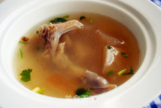 Sour Radish Duck Foot Soup recipe