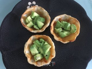 Shrimp Fruit Salad Tart# Oven美食# recipe