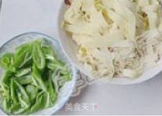 【homemade Tofu Skin with Hot Peppers】 recipe