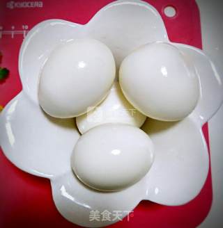 Play with The Beautiful Cooking Art-super High-value Printed Marinated Eggs, Let Children Fall in Love with Eggs~~ recipe