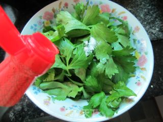 Celery Leaf Salad recipe