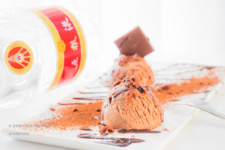 Wuliangye Dark Chocolate Ice Cream recipe