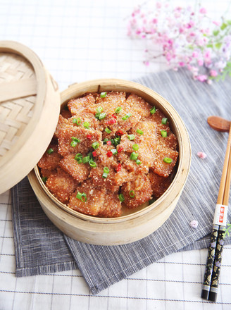 [fen Steamed Pork] Big Chunks of Meat that are Delicious and Not Greasy in Spring!