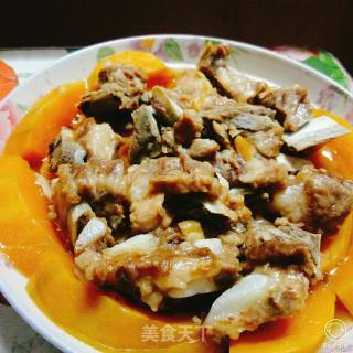 Pumpkin Steamed Spare Ribs recipe