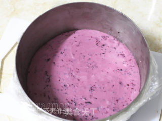 Mulberry Gradient Frozen Cheesecake recipe