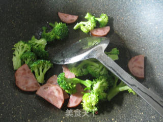 Pork Pork with Ham and Broccoli Rice recipe
