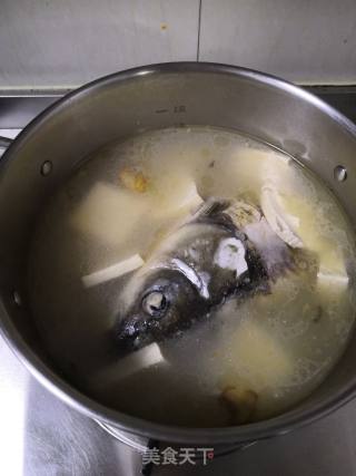 #豆腐# Chuanxiong Fish Head Tofu Soup recipe