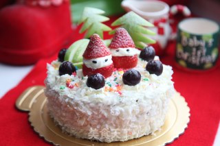 Christmas White Forest Cake recipe