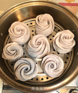 Blue Rose 🌹 Mantou recipe