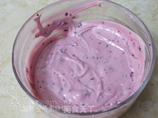 Mulberry Gradient Frozen Cheesecake recipe