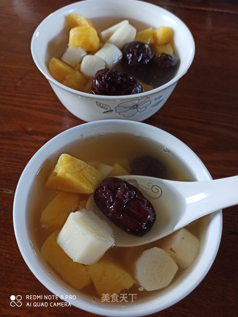 Sweet Potato, Yam and Red Date Soup recipe