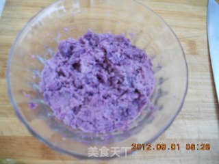 Pumpkin Purple Potato Cake recipe