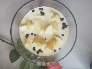Low-fat Healthy Milk-flavored Apple Baked Oatmeal recipe