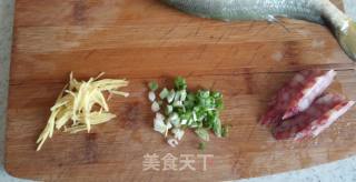 Steamed Small Yellow Croaker with Chinese Sausage recipe
