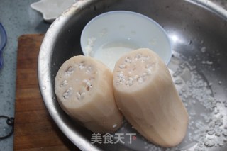 Honey Glutinous Rice Lotus Root recipe