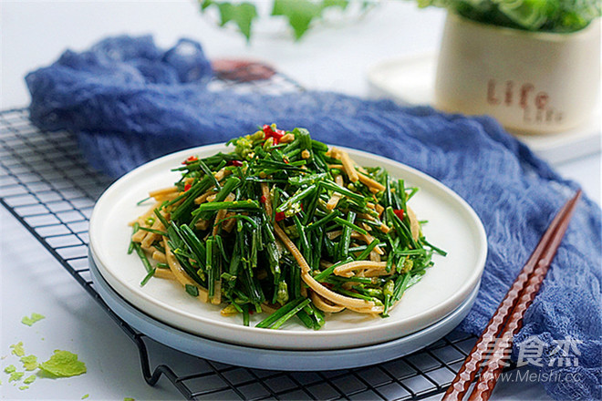 Leek Moss Stir-fried Fragrant and Dried recipe