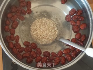 Barley Porridge with Yam, Red Dates and Barley recipe