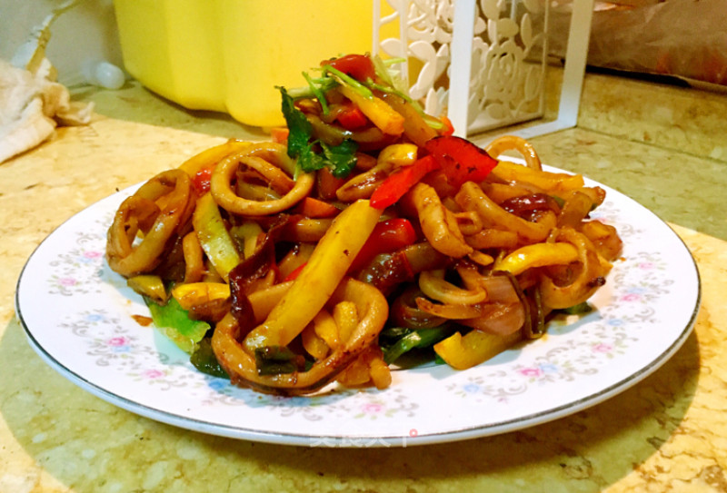 Stir Fried Squid Rings recipe