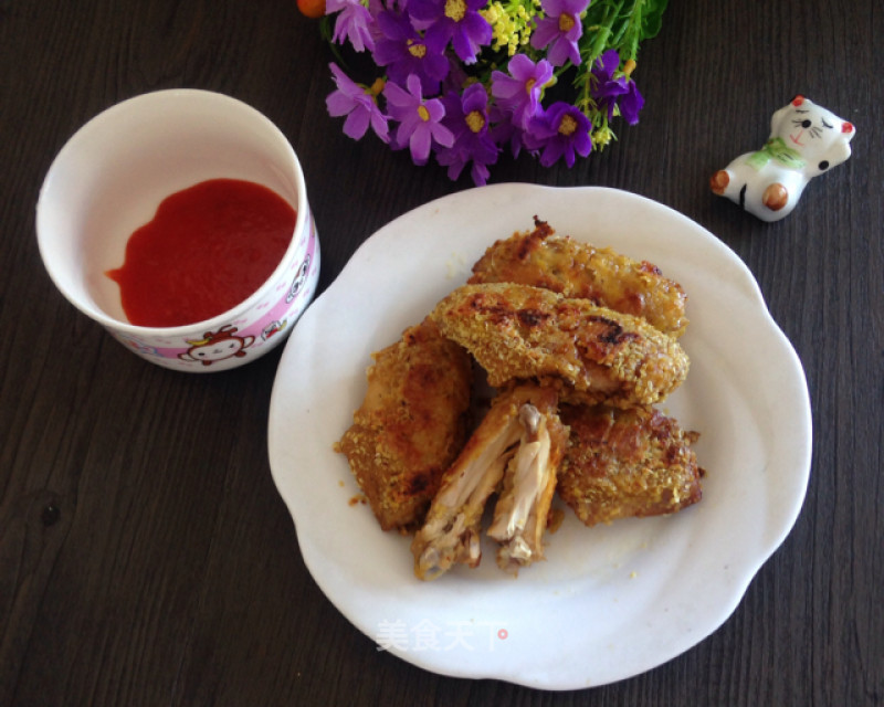 Cereal Grilled Chicken Wings recipe