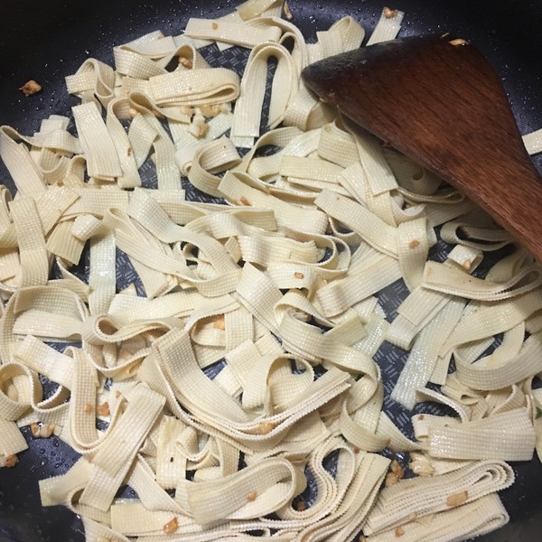 Vegetarian Stir-fried Bean Curd recipe