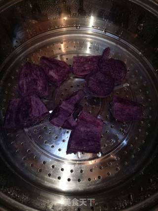 Purple Sweet Potato Rice Paste recipe