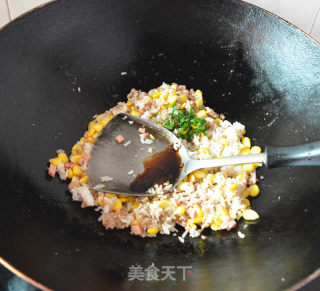 Fried Rice with Corn Salad Dressing recipe