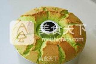 #aca烤明星大赛# Spinach Cheese Chiffon Cake recipe