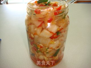 Summer Super Appetizer "spicy Radish Cool" recipe