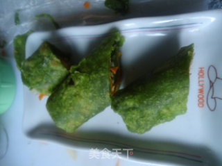 Spinach Carrot Roll recipe