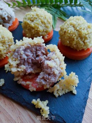 Two-color Pearl Meatballs recipe