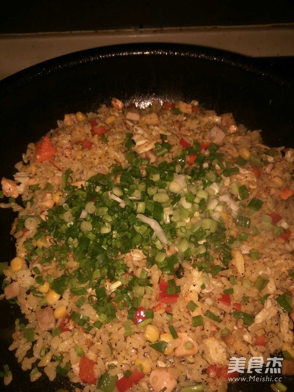 Seafood Fried Rice recipe