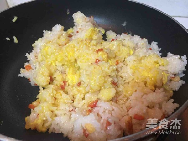 Carrot Egg Fried Rice recipe