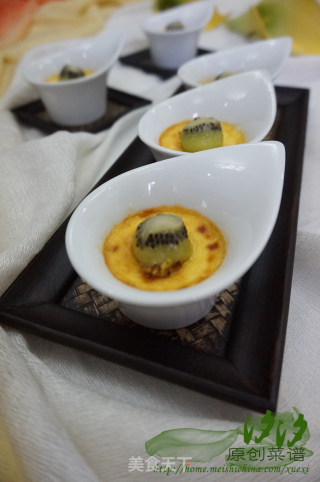 Kiwi Osmanthus Sugar Pudding recipe