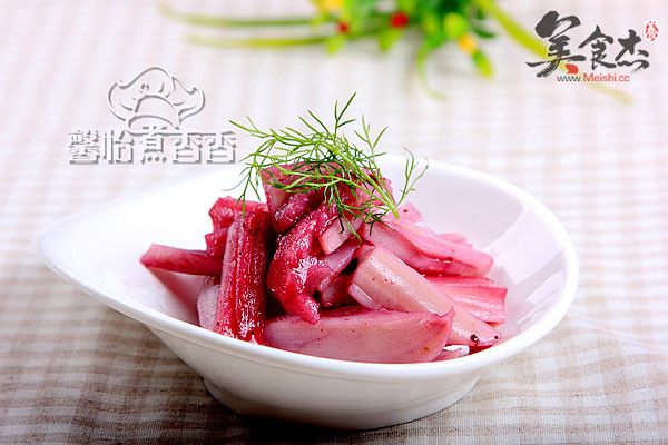 Blueberry Crispy Lotus Root recipe