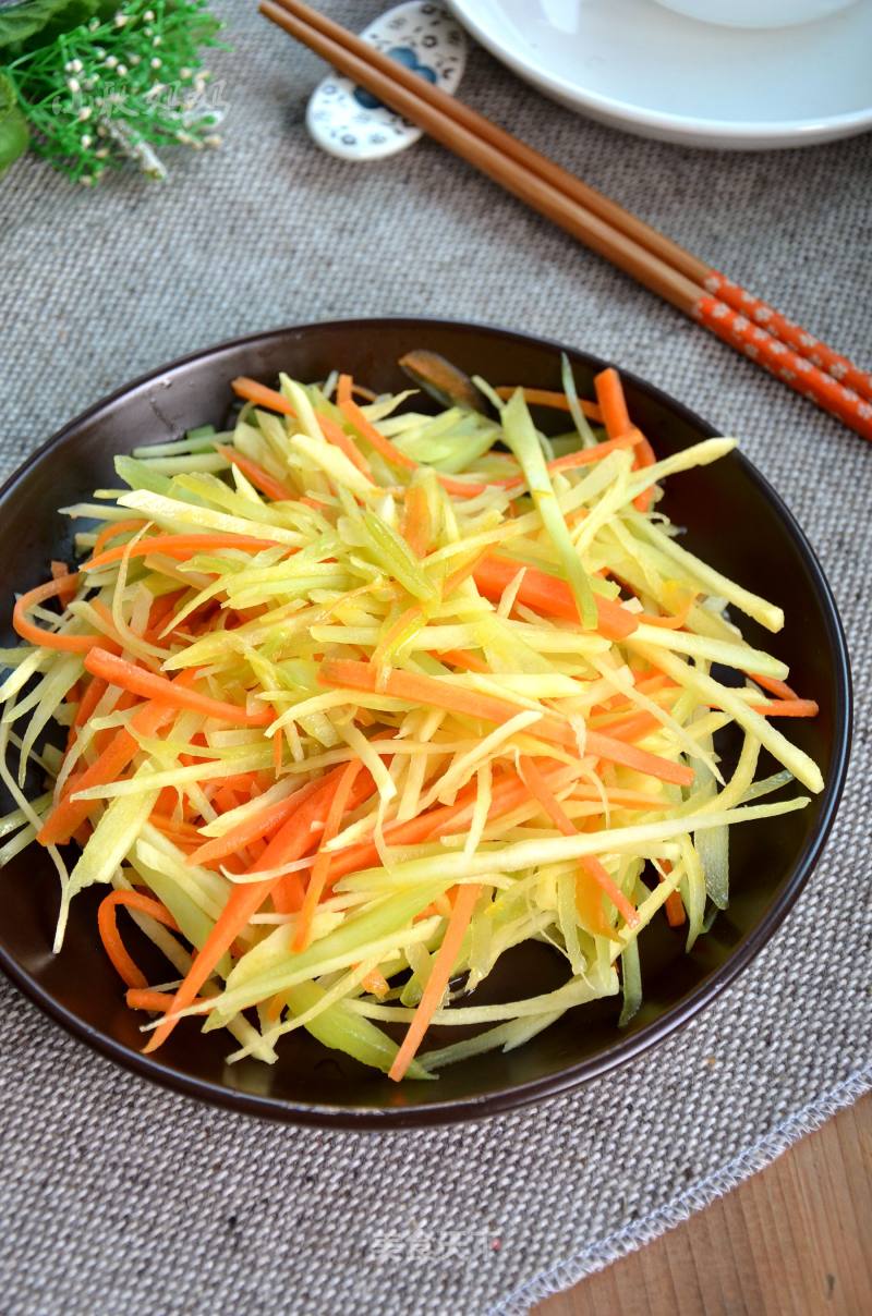 Vegetarian Stir-fried Three Silk recipe