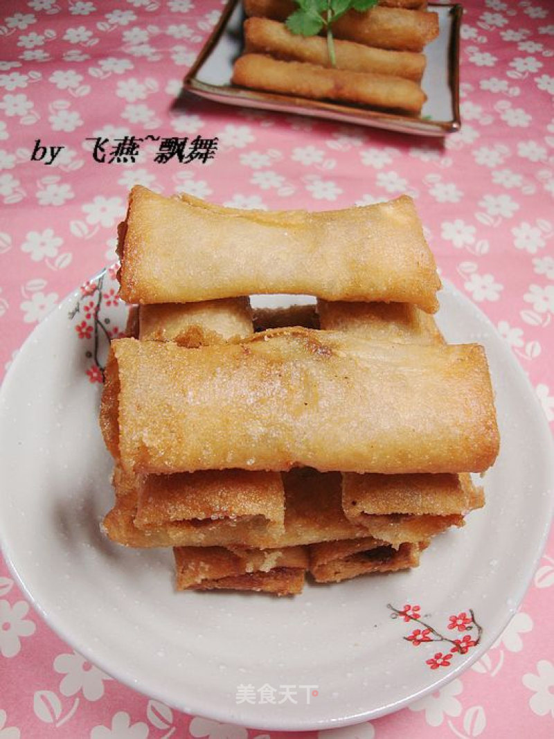 Bean Dregs and Local Vegetable Spring Rolls