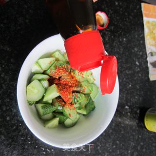 Cucumber in Oyster Sauce recipe