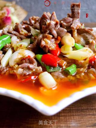 Stir Fried Duck Gizzards recipe