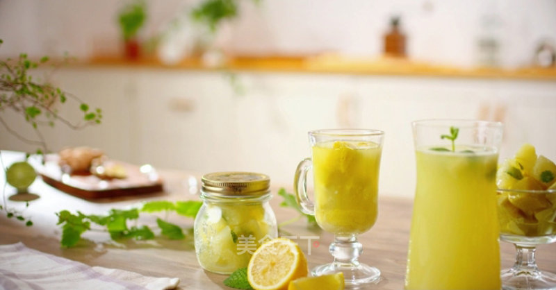Nuc Juice Maker Recipe: Ginger Lemon Ice, Refreshing Summer Drink recipe