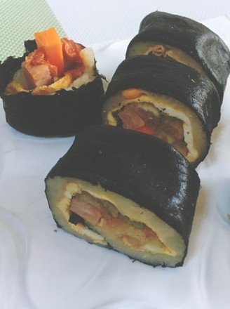 Spicy Cabbage and Seaweed Potato Rolls (for Weight Loss)