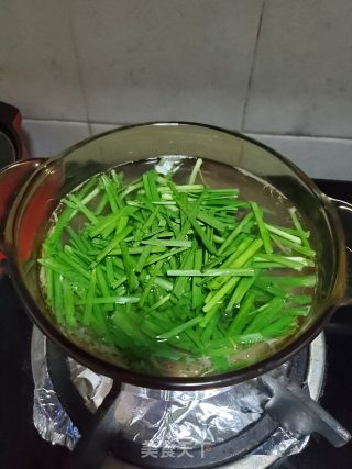 Duck Blood and Leek Soup recipe