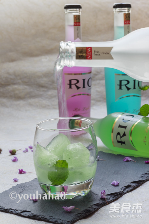 Mint Punch Ice Drink recipe