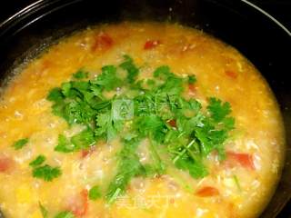 Tomato and Egg Pimple Soup~ recipe