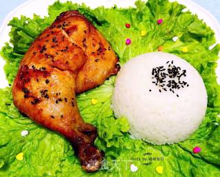 Roasted Chicken Drumstick Rice recipe