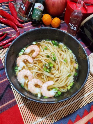 Shrimp, Chive and Sour Soup recipe